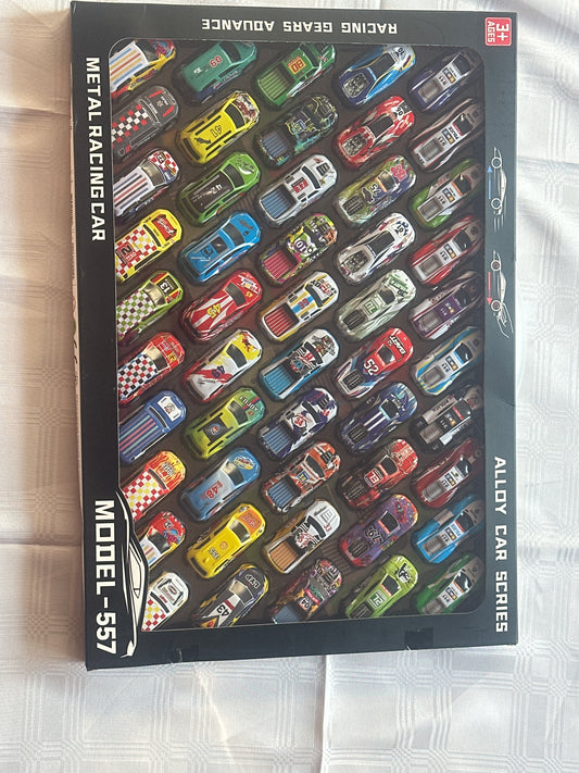 Pull back metal cars set of 50